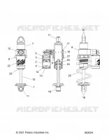 SUSPENSION, FRONT SHOCK TRACK, VELOCITY 7045536