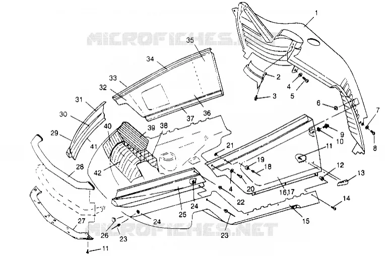 NOSEPAN ASSEMBLY 500 CARB 0952764 (4929192919A008)