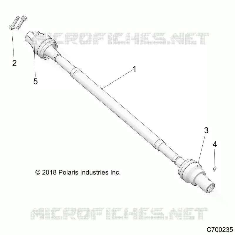 ANTRIEB, REAR PROP SHAFT