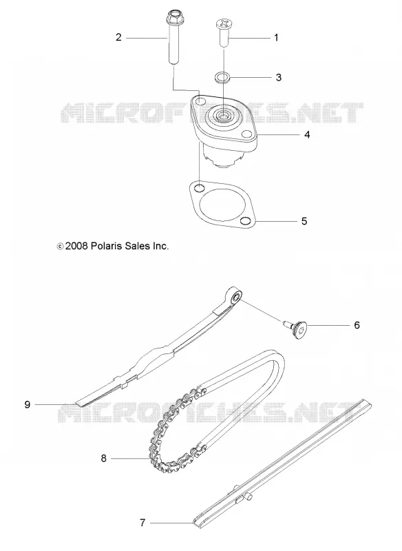 ENGINE, TENSIONER, CAM CHAIN