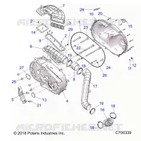 ANTRIEB, CLUTCH COVER AND DUCTING