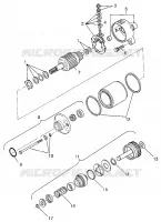 ANLASSER Magnum 4X4 W97AC42A, Swedish Magnum 4X4 S97AC42E and Norwegi (4940834083D009)