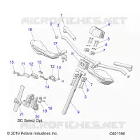 UPPER LENKEN &amp; HANDLEBAR ASM.