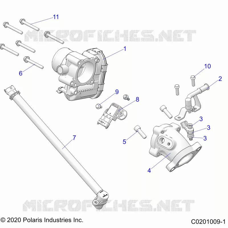 ENGINE, DROSSELKLAPPENGEHÃ„USE AND FUEL RAIL