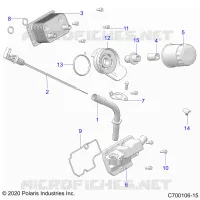 ENGINE, DIPSTICK &amp; OIL FILTER