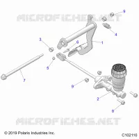 BRAKES, PEDAL AND MASTER CYLINDER MOUNTING