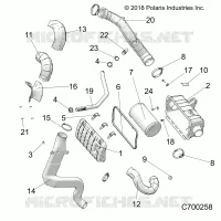 ENGINE, LUFTEINLASS SYSTEM