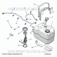 KRAFTSTOFFSYSTEM, FUEL TANK ASM.