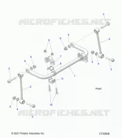 SUSPENSION, FRONT STABILISATORSTANGE