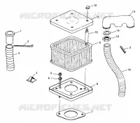 AIR VENT HURRICANE B974473 AND INTL. HURRICANE I974473 (4941044104B007)