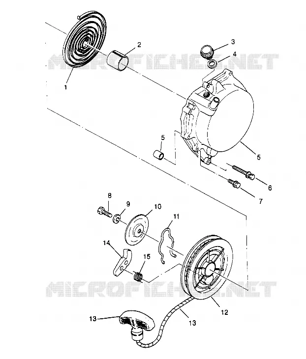 RÜCKZUG ANLASSER Sport 400L W958540 (4930133013C014)