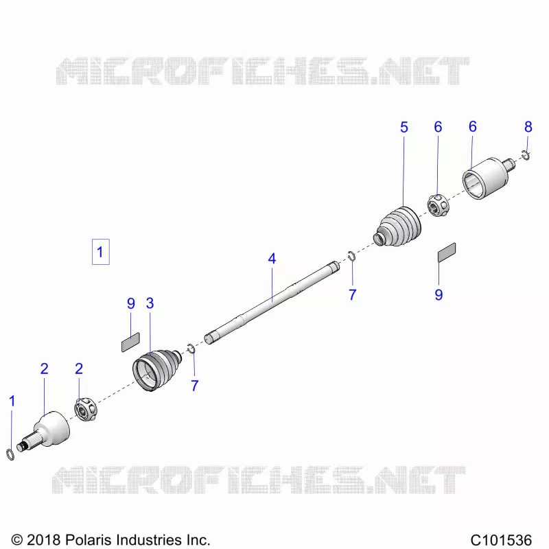 DRIVE TRAIN, GETRIEBE VORNE SHAFT