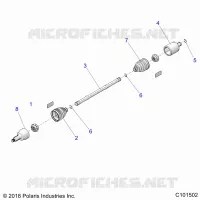 DRIVE TRAIN, DRIVE HINTERWELLE