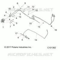BRAKES, HINTERBREMSE LINES