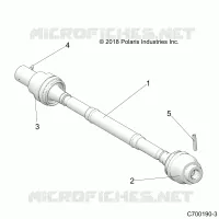 DRIVE TRAIN, FRONT KARDANWELLE