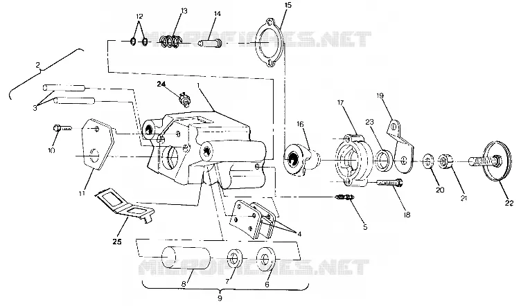 BREMS ASSEMBLY Trail Boss / W928527 (4922892289030A)
