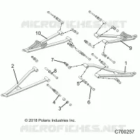 FRONT SUSPENSION CONTROL ARMS