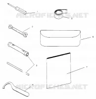TOOL KIT WIDETRAK GT 0952061 AND  EUROPEAN WIDETRAK GT E952061 (4928962896C001)