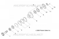 ANTRIEB, GEAR SHAFT OUTPUT