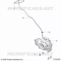ANTRIEB, GEARCASE MOUNTING, FRONT