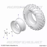 RADS, FRONT TIRE