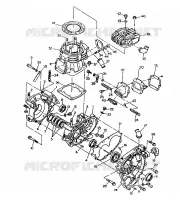 CRANKCASE AND ZYLINDER  350 4X4