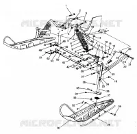 FRONT SUSPENSION AND SKI STORM 0940782 AND STORM SKS 0940582 (4925032503011A)