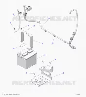 ELEKTRIC, BATTERY WITH CABLES, 12V