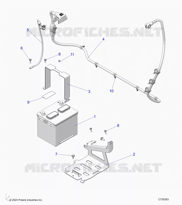 ELEKTRIC, BATTERY WITH CABLES, 12V