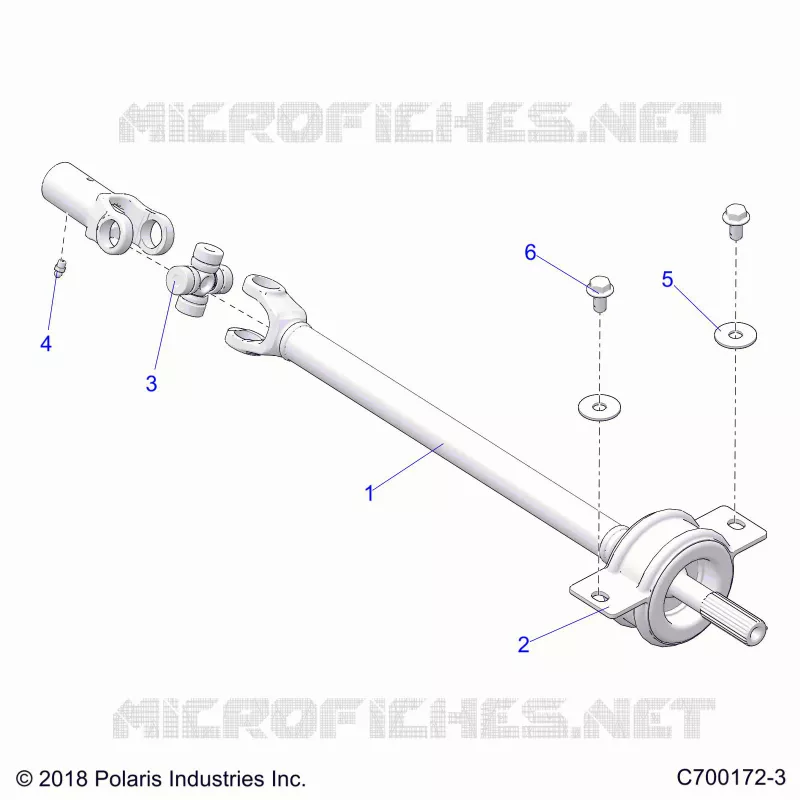 ANTRIEB, MID PROP SHAFT