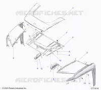 HAUBE AND FRONT FENDERS