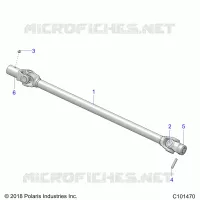 ANTRIEB, PROP SHAFT, FRONT