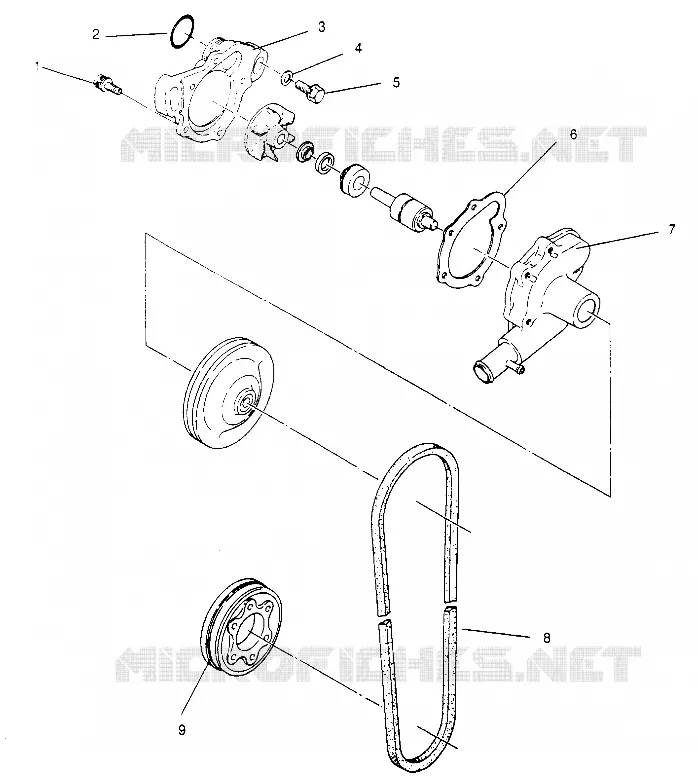 WASSERPUMPE WIDETRAK LX 0952064 and  EUROPEAN WIDETRAK LX E952064 (4928942894C011)