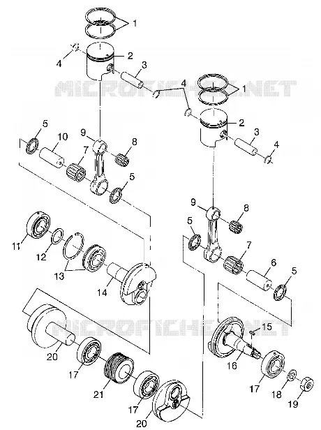 KOLBEN   KURBELWELLE 500 RMK 0982964 AND EUROPEAN 500 RMK E982964 (4942634263C010)