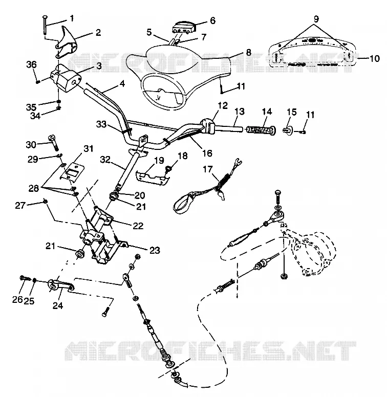 LENKUNG HANDLEBAR SL 900 B974091 AND SL 1050 B974090 (4940974097A013)