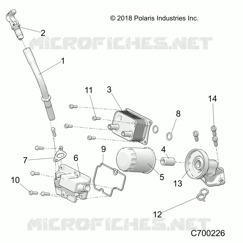 ENGINE, DIPSTICK & OIL FILTER