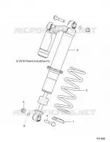 SUSPENSION, FRONT SHOCK MOUNTING
