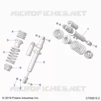 SUSPENSION, FRONT SHOCK MOUNTING
