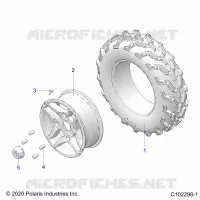 RADS, FRONT TIRE
