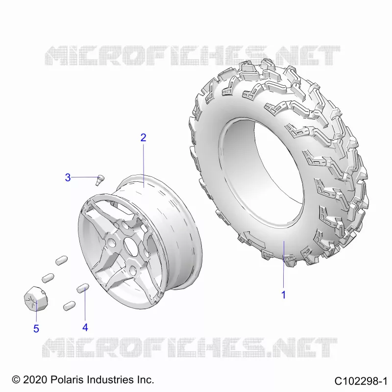 RADS, FRONT TIRE