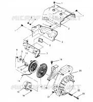Gebläsegehäuse   RÜCKSTOSS ASSEMBLY LITE GT 0953133 and  EUROPEAN LITE GT E953 (4928922892C011)