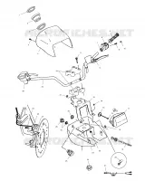 LENKER   SCHEINWERFER POD