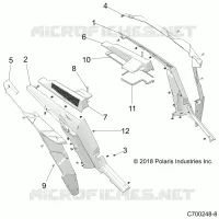 KOTFLÃŒGEL HINTENS AND BEZELS- Z20N4E92AL/AR/BL/BR (C700248-8)