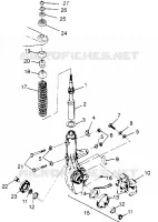 FRONT Verstrebung XPLORER 300 W969130 (4935903590B005)