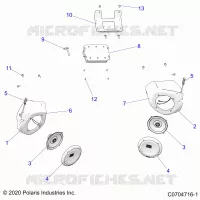 ELEKTRIC, AUDIO, SPEAKERS, RIDE COMMAND -Z22ASK99A4/B4 (C0704716-1)