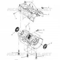 CRANKCASE ASSEMBLY 440 0952760, 440 SKS 0952560,  AND EUROPEAN 440 SKS E952 (4929032903C007)