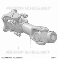 DRIVE TRAIN, PROP HINTERWELLE