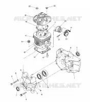 CRANKCASE AND ZYLINDER  STAR LITE (4918591859023A)