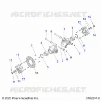 HINTERRADAUFHÃ„NGUNG HUBS, CARRIER AND BRAKE DISC