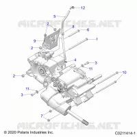 ANTRIEB, MAIN GEARCASE MOUNTING